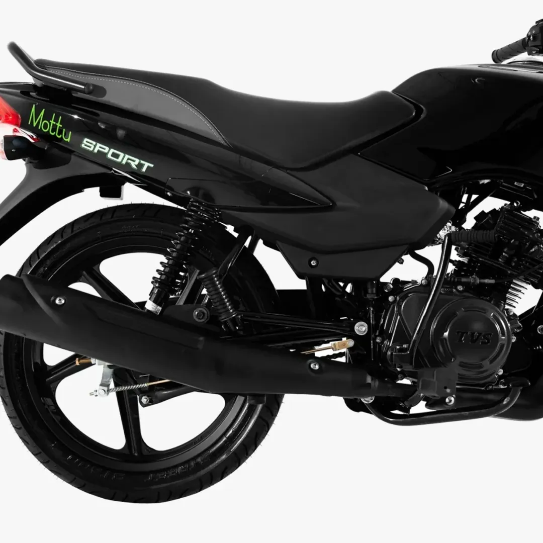 TVS Sport 110i – Motor e escape detalhes
